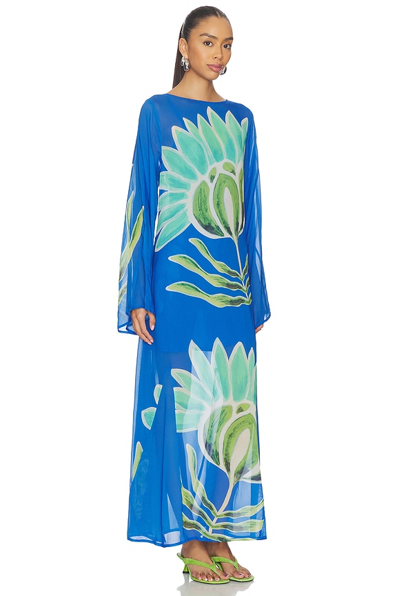 view 2 of 3 VESTIDO SOLSANA in Fern