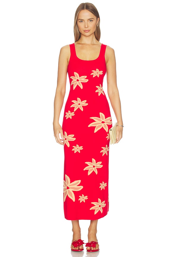 view 1 of 3 Aggie Maxi Dress in Rojo