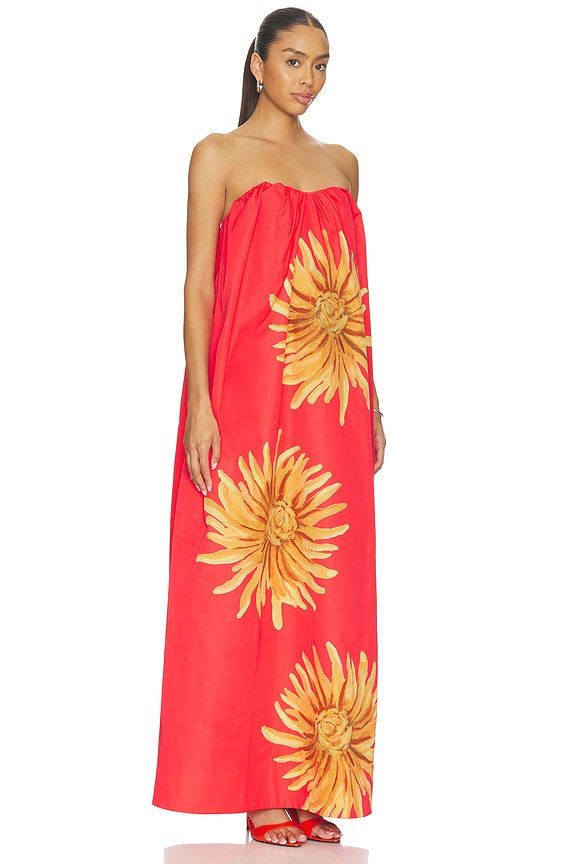 view 2 of 3 Verona Maxi Dress in Rojo Sunflower