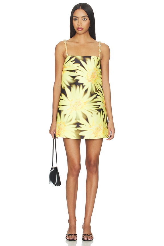 view 1 of 3 Palma Mini Dress in Yellow & Pink