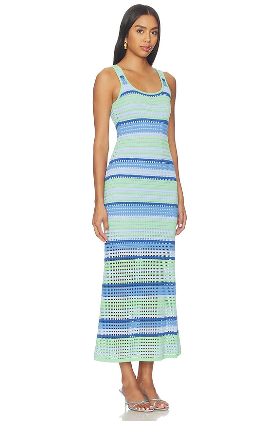 view 2 of 4 ROBE MAXI MARIS in Ice Stripe