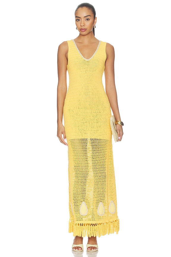 view 1 of 4 MAXIVESTIDO NAIA in Butter