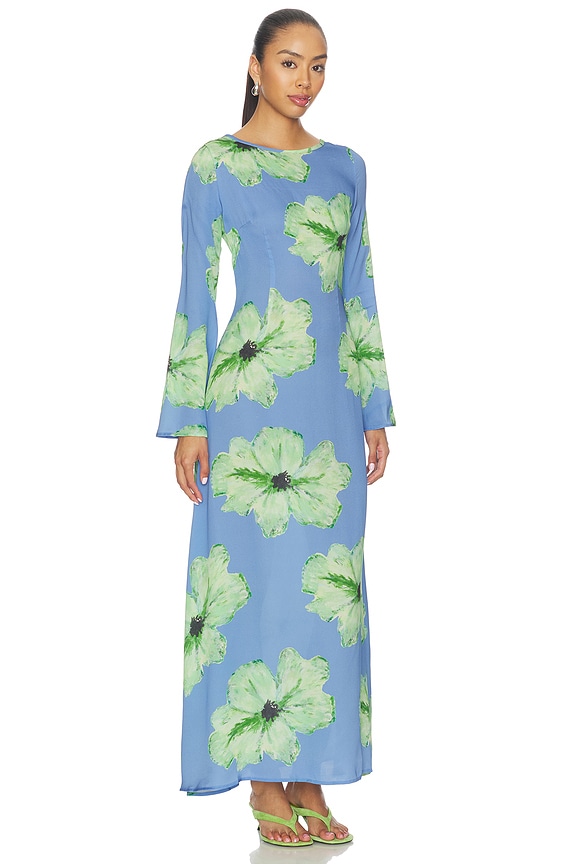 view 2 of 3 MAXIVESTIDO LEONA in Blue