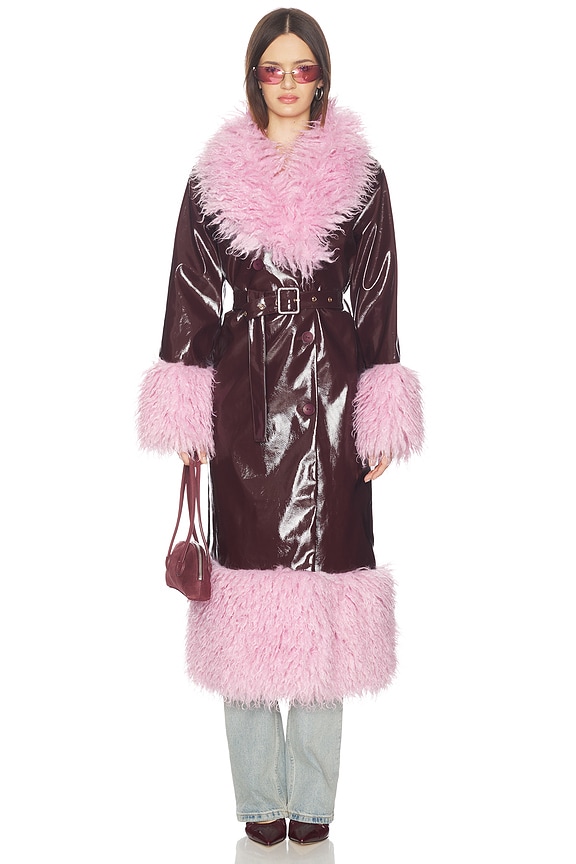 view 2 of 4 ROPA DE CALLE ABRIGO in Plum