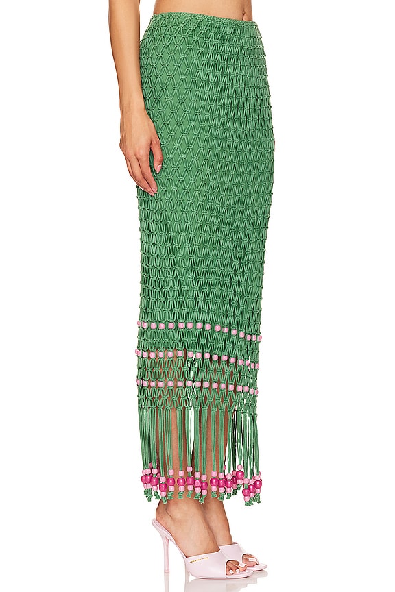 view 2 of 4 FALDA MAXI REIS in Emerald
