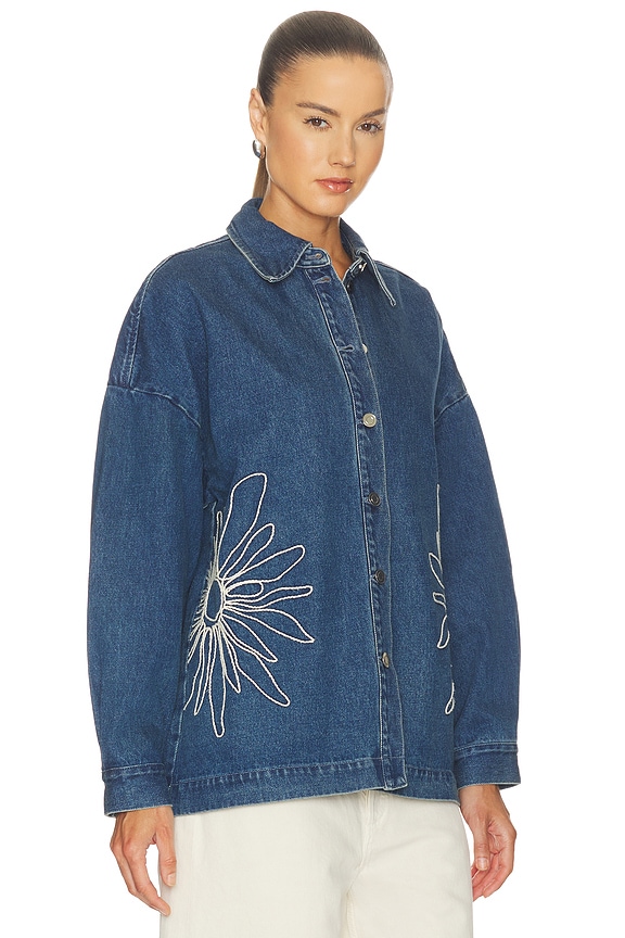 view 2 of 5 CAMISA DENIM AMANA in Bluestone