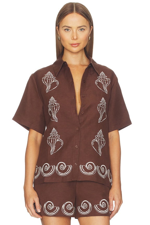 view 2 of 6 Parco Shirt in Chocolate