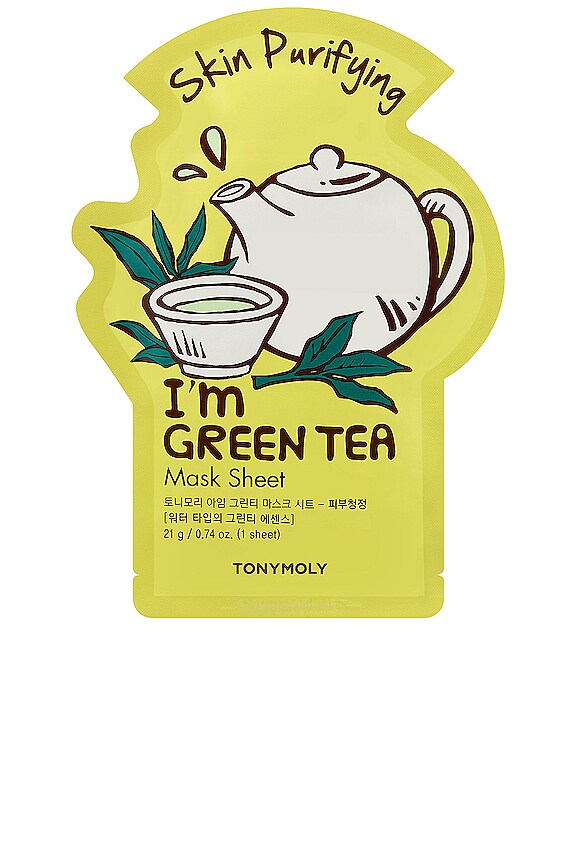 view 2 of 2 I'm Green Tea Sheet Mask 5 Pack in 