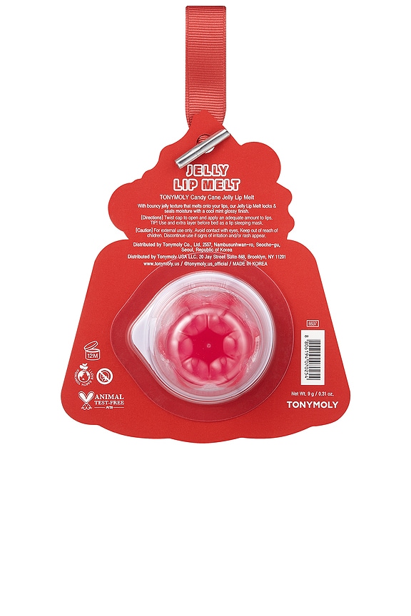 view 2 of 2 BAUME POUR LES LÈVRES JELLY LIP MELT ORNAMENT IN CANDY CANE in 