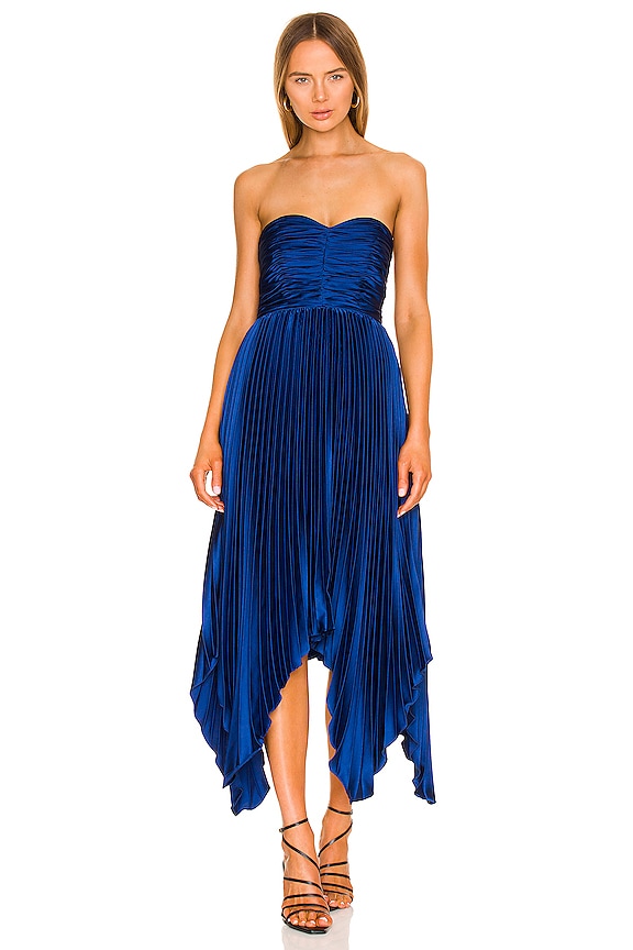 view 2 of 4 VESTIDO KHLOE in Muted Navy