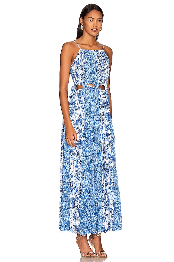 view 2 of 3 VESTIDO HOLLAND in Mykonos Blue Porcelain