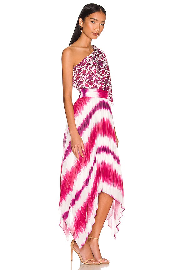 view 2 of 3 ROBE SAANVI in Barberry Watercolor Botanical