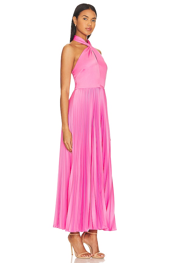 view 2 of 3 Kaleb Midi Dress in Watermelon Sour