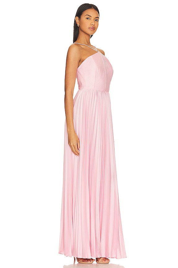 view 2 of 3 Kamari Pleated Dress in Rosewater