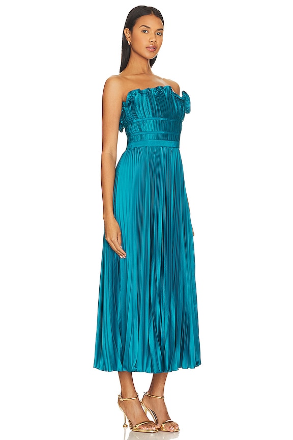 view 2 of 3 Giada Gown in Lagoon Blue