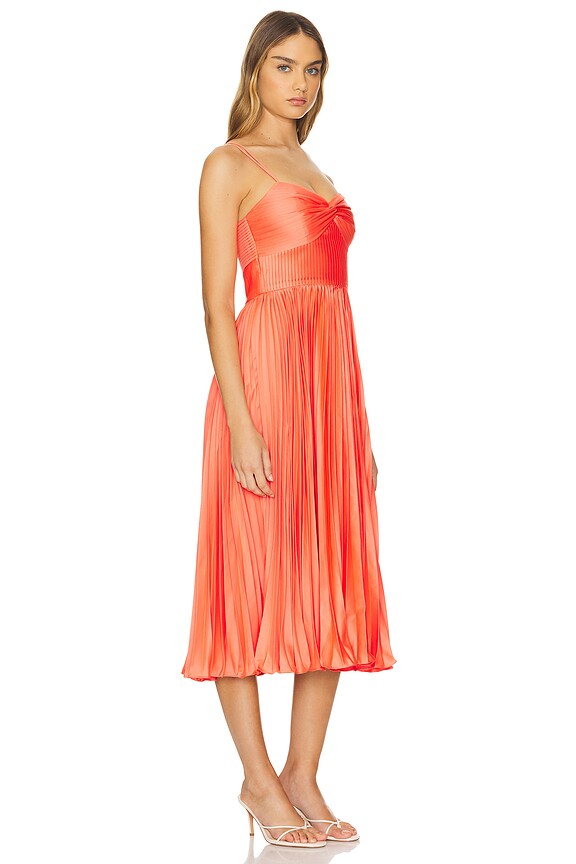 view 2 of 3 KRISLEY ミディ丈ドレス in Spicy Coral