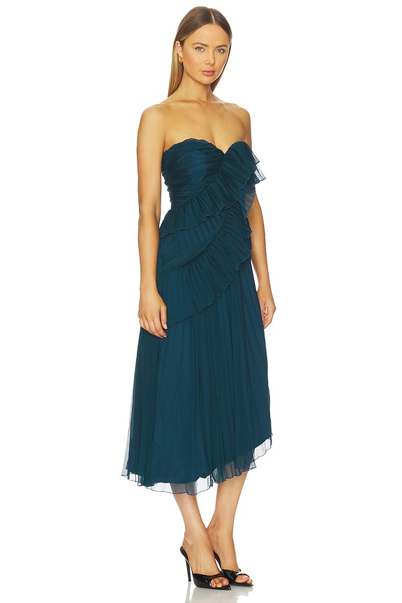 view 2 of 4 Caitlyn Midi Dress in Aqua Lake