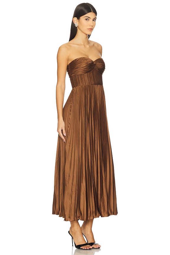 view 2 of 3 Belle Dress in Nutmeg