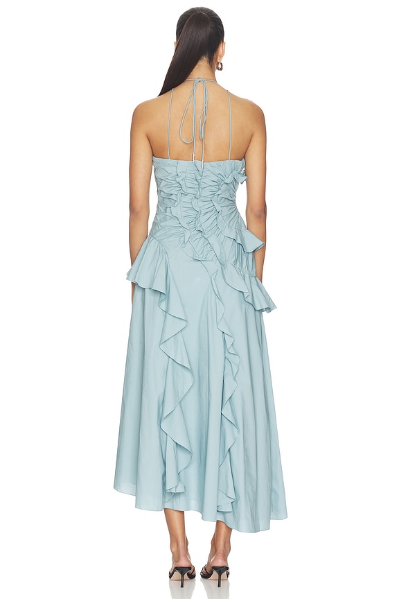 green boho maxi dress OLIVE PRINT WITH SMOCKED WAIST AND POCKETS – Kelly Grace Brands The smocking at the Friday Faves: Wedding Dresses Flavor:Vanilla Cake w/ Bavarian Cream eyelet-emb