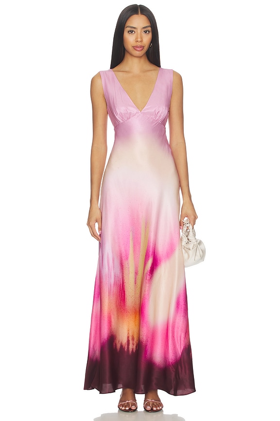 view 1 of 4 Zarita Gown in Flora In Focus