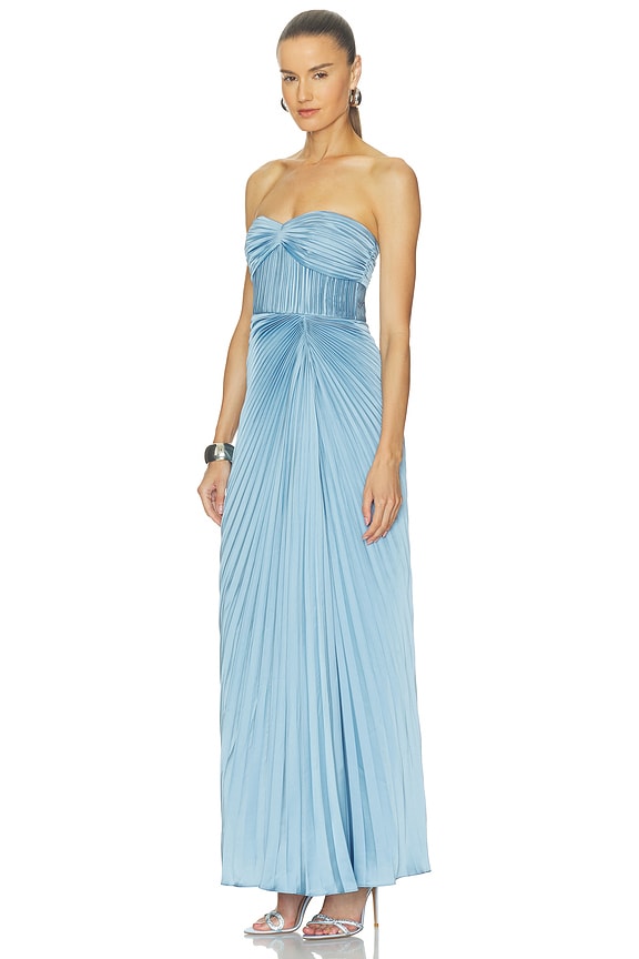 view 2 of 4 Joyceann Sweetheart Gown in Tropical Dusk