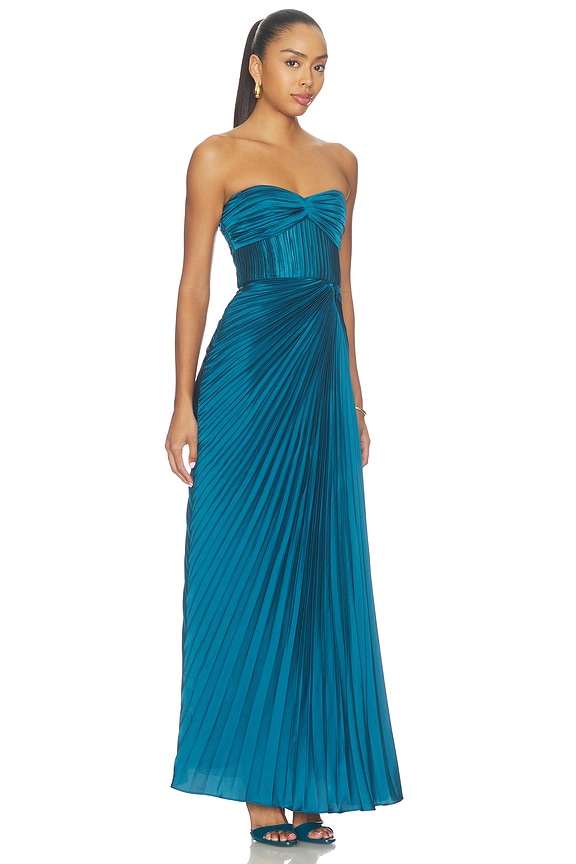 view 2 of 4 VESTIDO LARGO JOYCEANN  in Blue Cassius