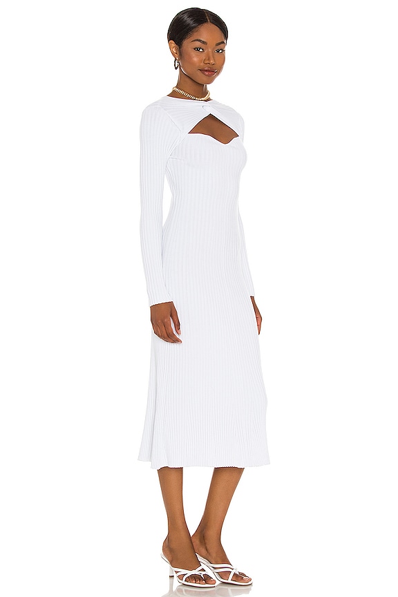 view 2 of 3 Vivian Dress in White