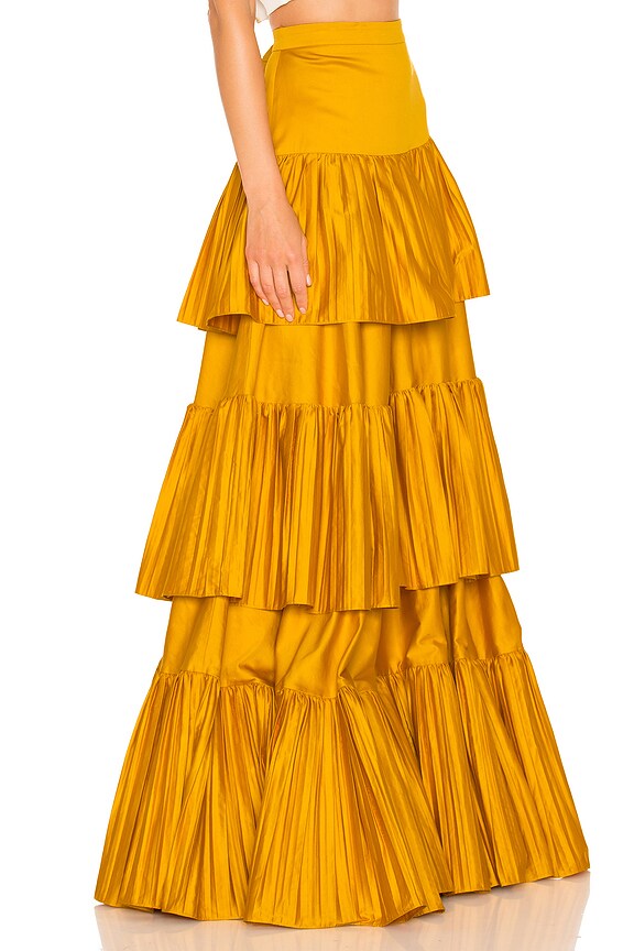view 2 of 4 Mila Skirt in Turmeric