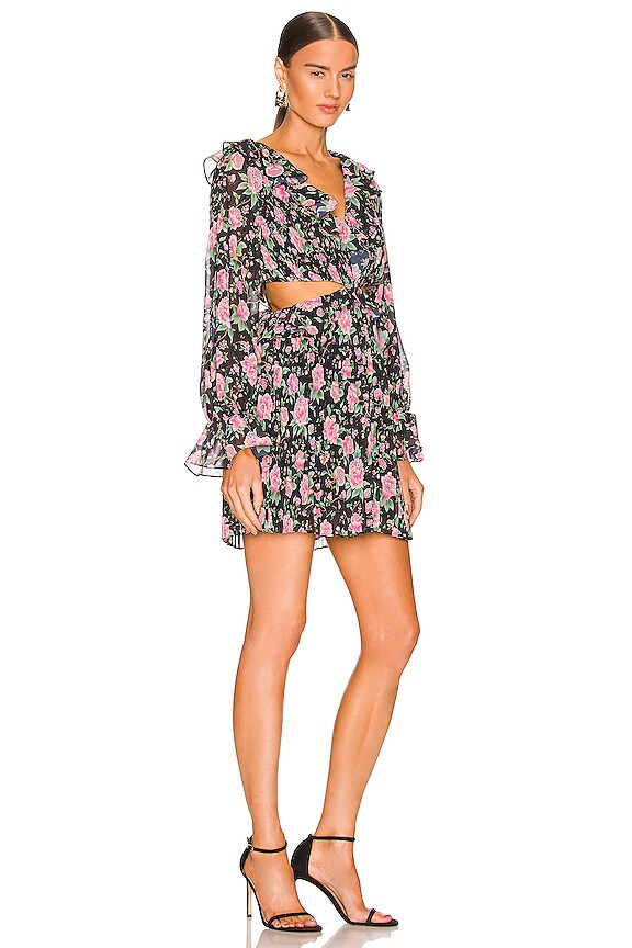 view 2 of 3 X REVOLVE Sleeveless V Neck Pleat Romper in Black