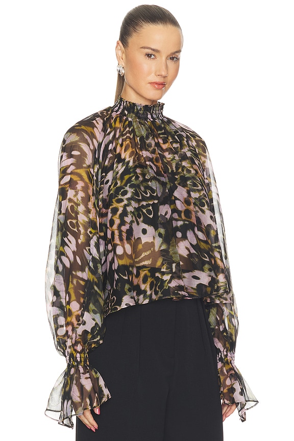view 2 of 4 Kellen Chiffon Top in Metamorphosis