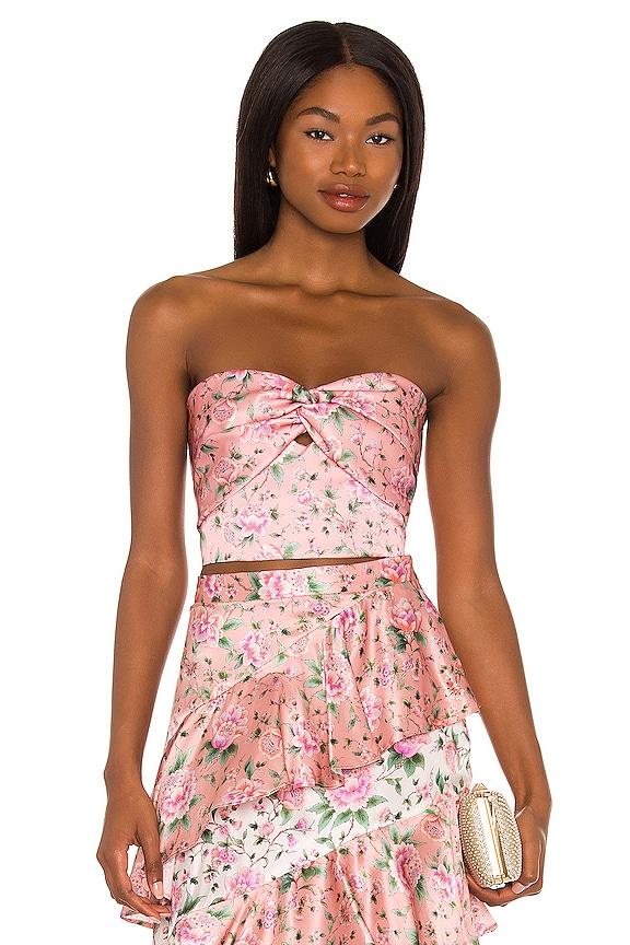 view 1 of 4 Christa Top in Peach Amber