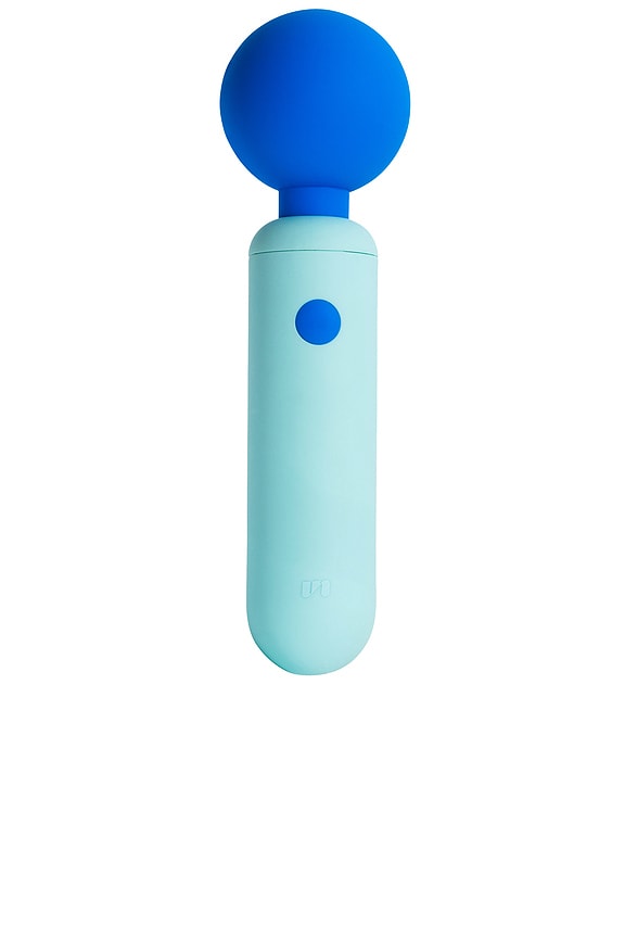 view 2 of 5 DEX COMPACT WAND VIBRATOR バイブレーター in Cerulean & Aqua