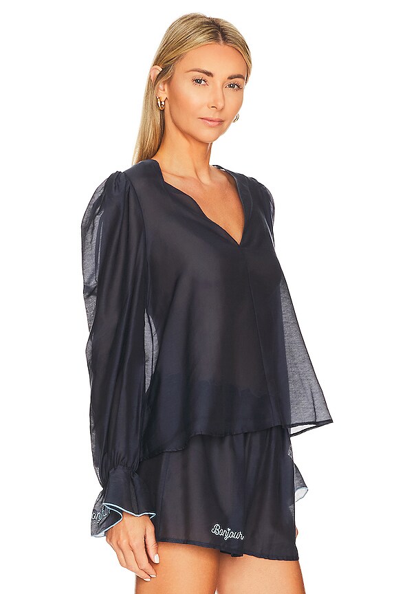 view 2 of 5 Breakfast In Bed Shirt in Blue