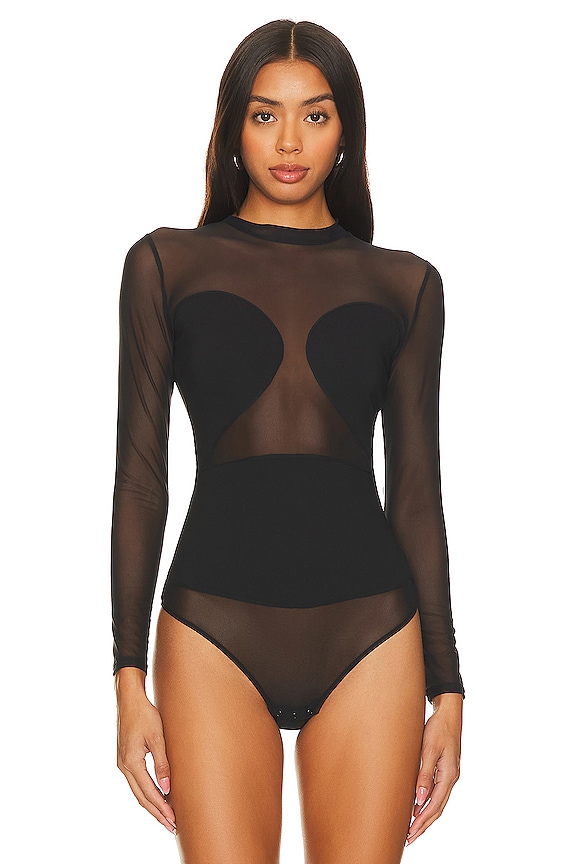 view 2 of 5 All-nighter Bodysuit in Black