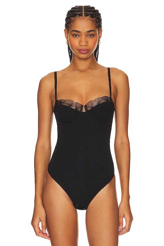 view 2 of 5 Kiss And Tell Bodysuit in Black