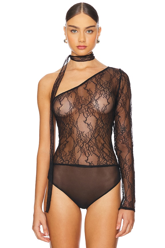 view 2 of 5 Love Bomb Bodysuit in Black