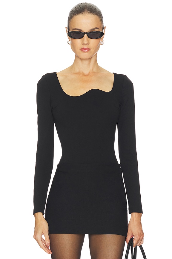 view 1 of 5 Mademoiselle Bodysuit in Black