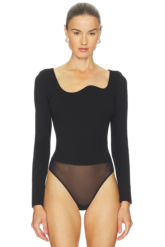 view 2 of 5 Mademoiselle Bodysuit in Black