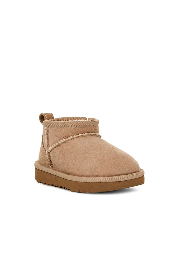 view 2 of 5 Toddlers Classic Ultra Mini Boot in Sand