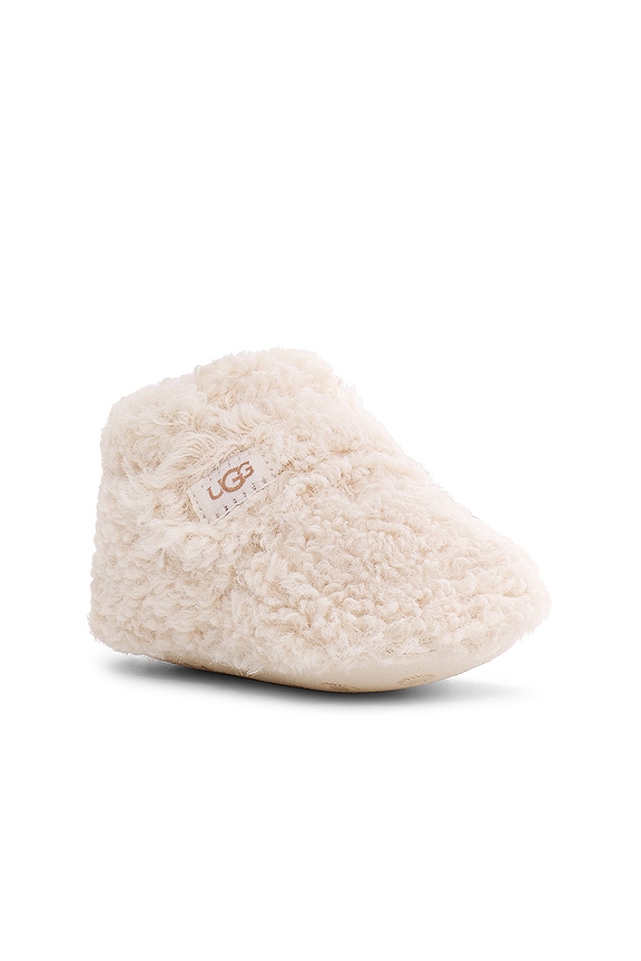 view 2 of 6 Baby Bixbee Boot in Natural Curly Faux Fur