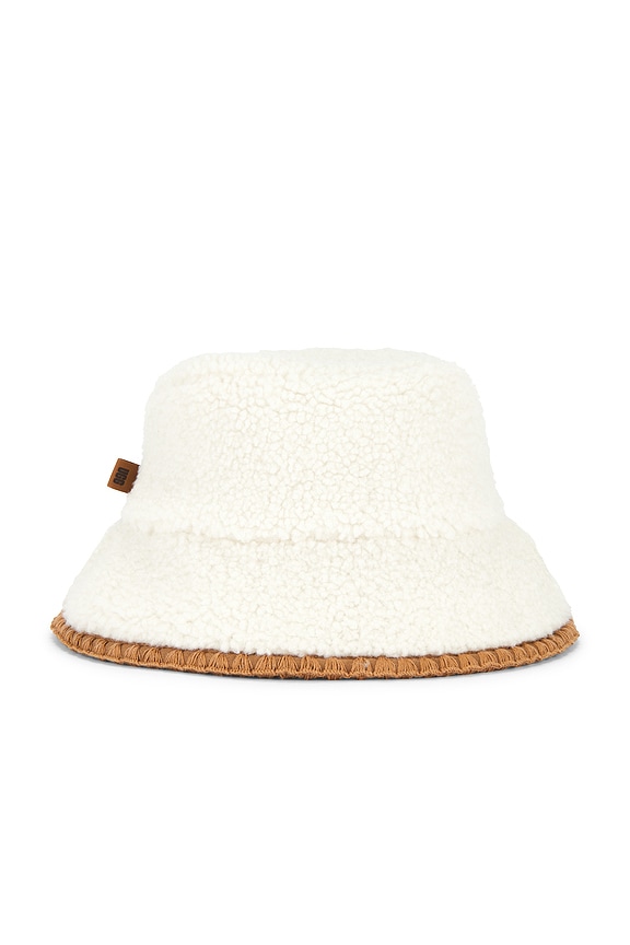 view 2 of 2 Fluff Scalloped Bucket Hat in Nimbus