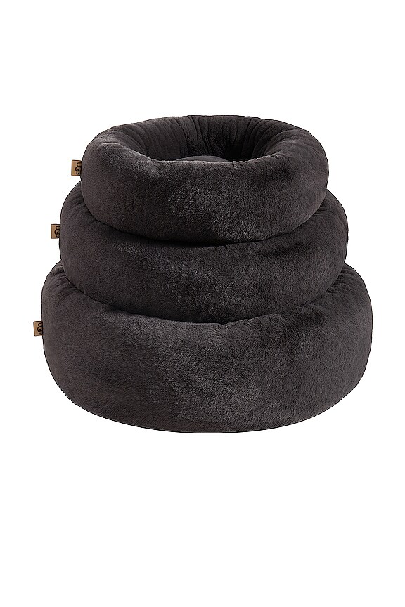 view 2 of 4 Euphoria Medium Round Pet Bed in Charcoal