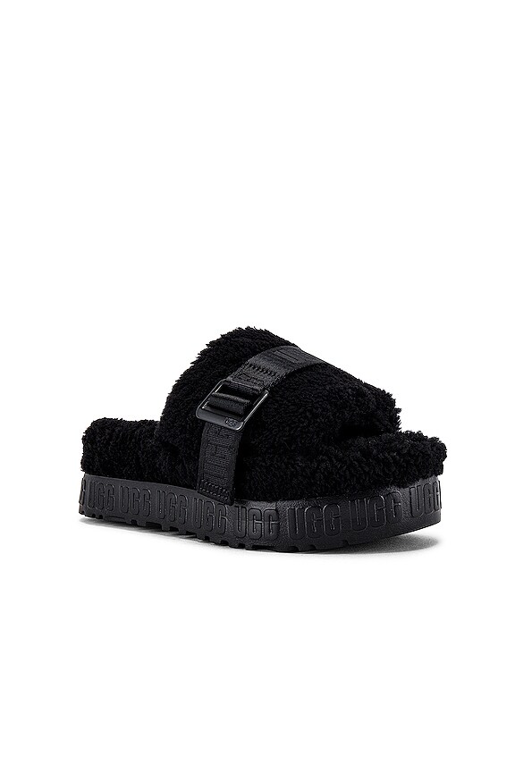 view 2 of 5 Fluffita Slide in Black