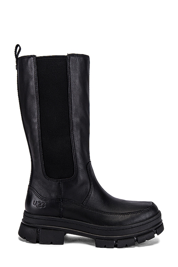 UGG Ashton High Chelsea Boot in Black | REVOLVE