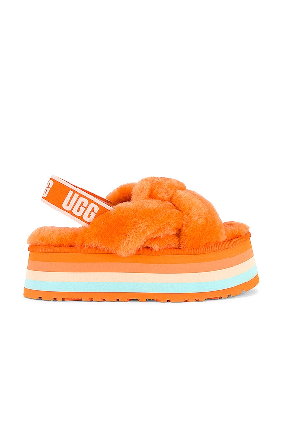 UGG Disco Knot Slide in Mandarin REVOLVE