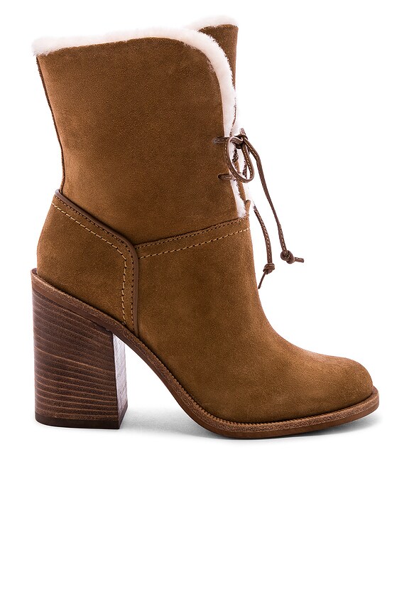 view 1 of 5 Jerene Bootie in Chestnut