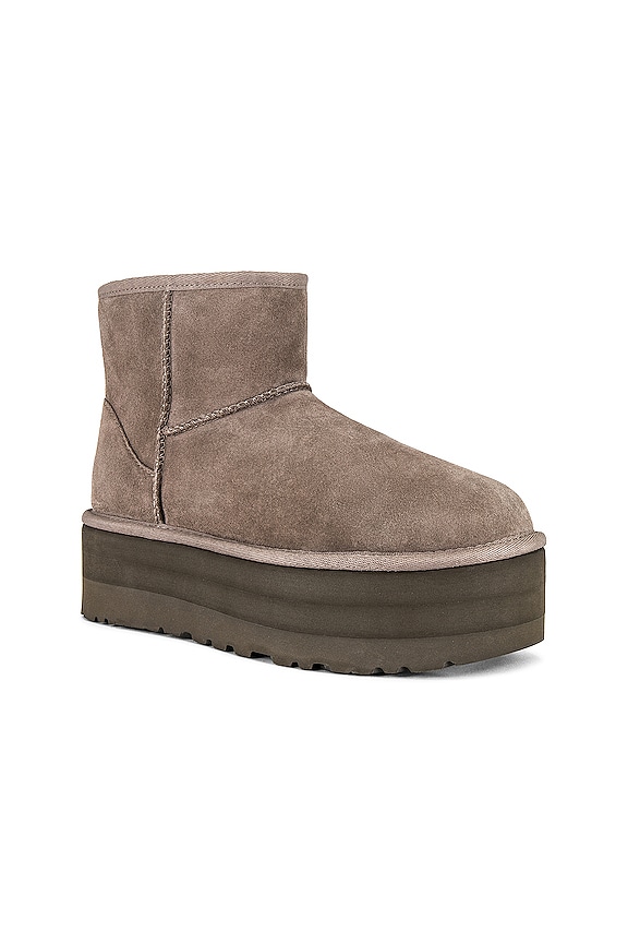 view 2 of 5 САПОГИ CLASSIC ULTRA MINI PLATFORM in Smoke Plum