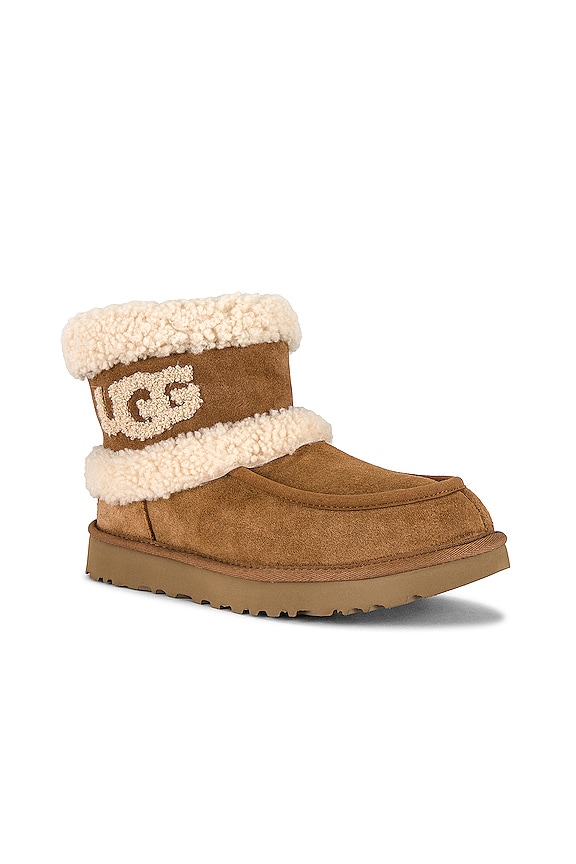 view 2 of 5 ULTRA MINI UGG FLUFF 부츠 in Chestnut