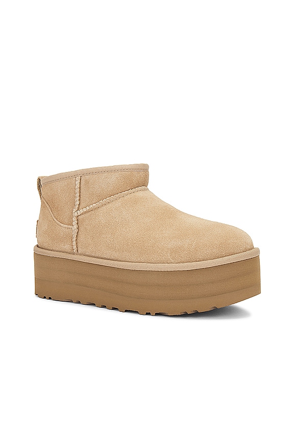 view 2 of 5 Classic Ultra Mini Platform Boot in Sand