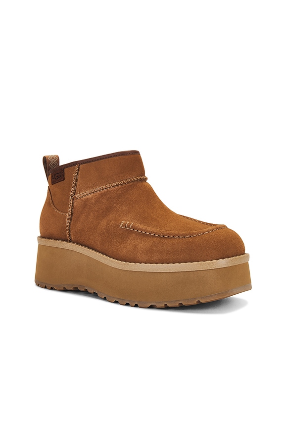 view 2 of 5 Cityfunc Ultra Mini Platform Boot in Chestnut